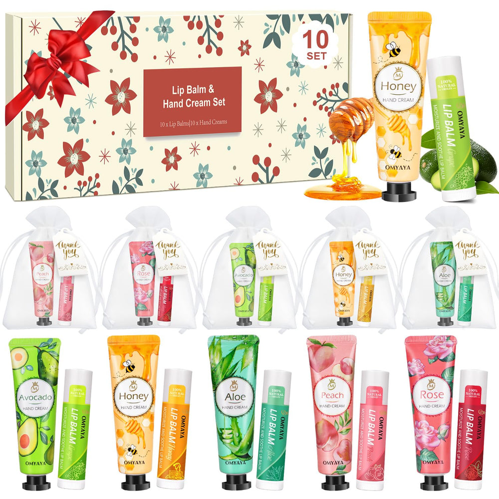 LFENYIGI bulk gifts lip balm set featuring assorted flavors for wedding favors