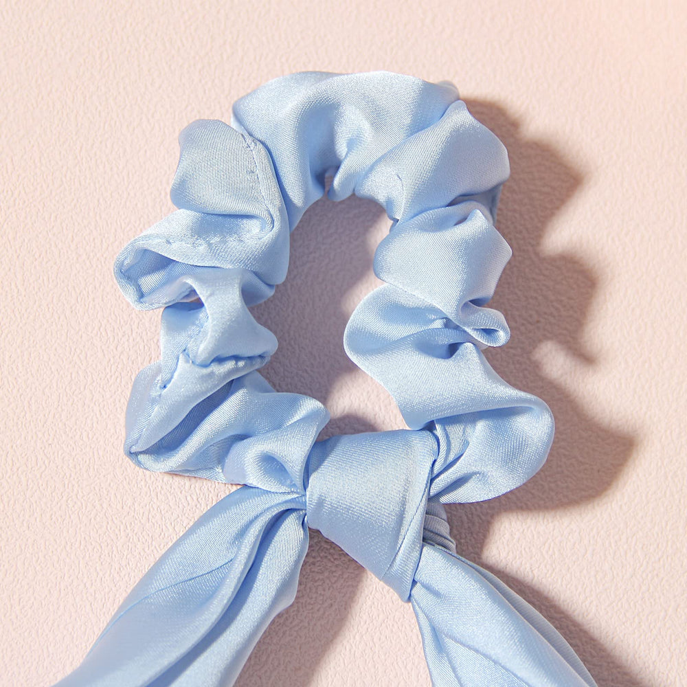 LFOUVRE daily-wear hair tie for ponytails or buns with satin finish