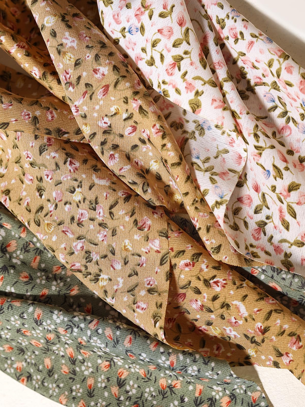 Lfouvre vintage bunny-ear scrunchie adds retro flair with gentle grip.