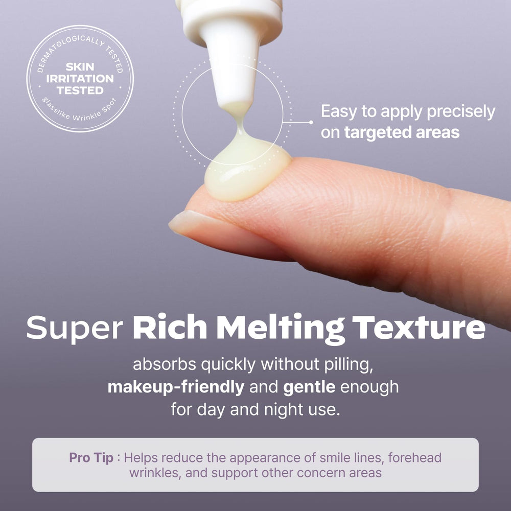 LG Pra.L Glasslike eye-area contour boost imagery suggests targeted results around the eyes.