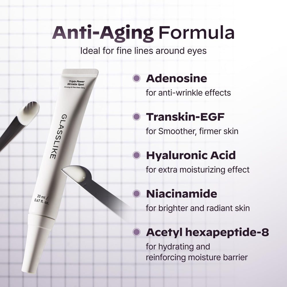 LG Pra.L Glasslike glow-hyper system illustration communicates deep hydration and firming support.