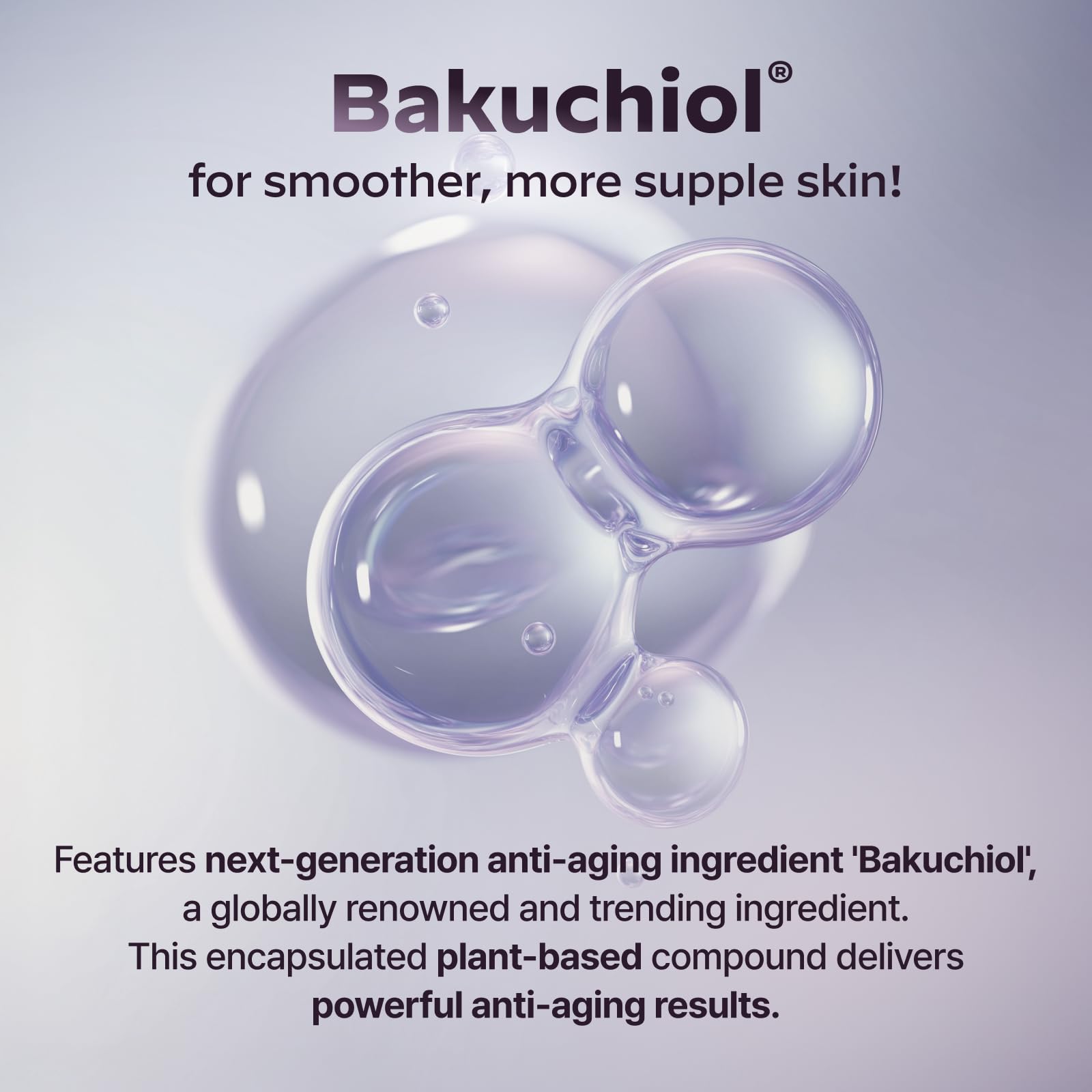 LG Pra.L Glasslike soft-melt texture shown during application for smooth wrinkle care.