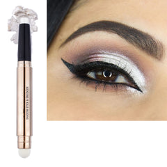 LGSZGDCN white eyeshadow stick with built-in brush for easy blending.