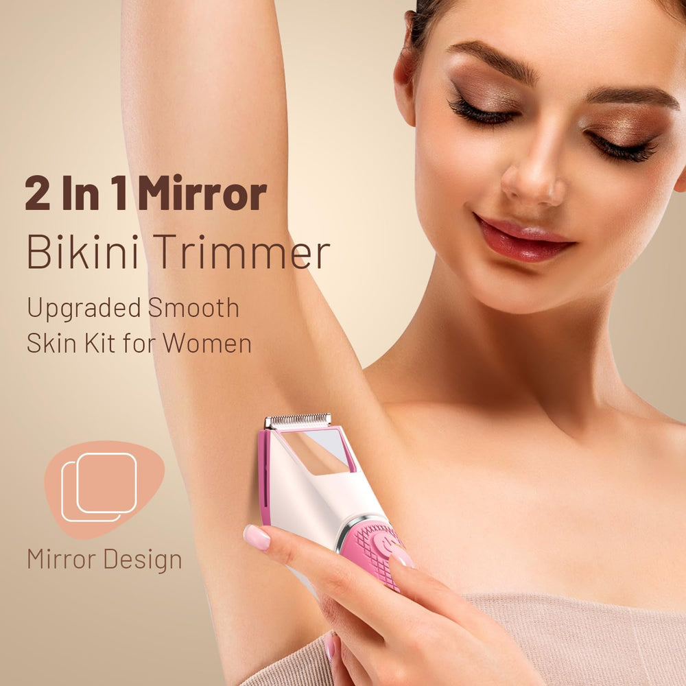 LGTGH IPX7 waterproof bikini trimmer for safe shower use.
