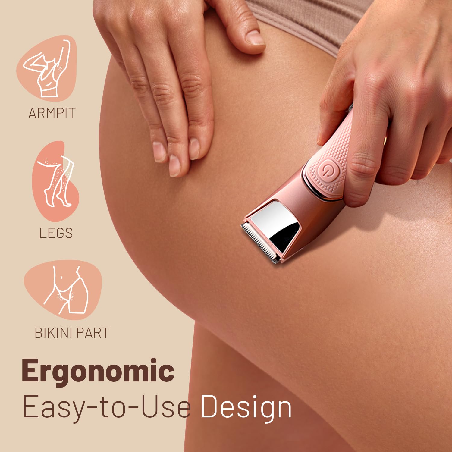LGTGH lightweight design fits easily in a makeup bag