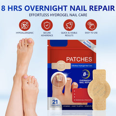 LHBMET patches application step showing easy peel-and-stick and secure adhesion.