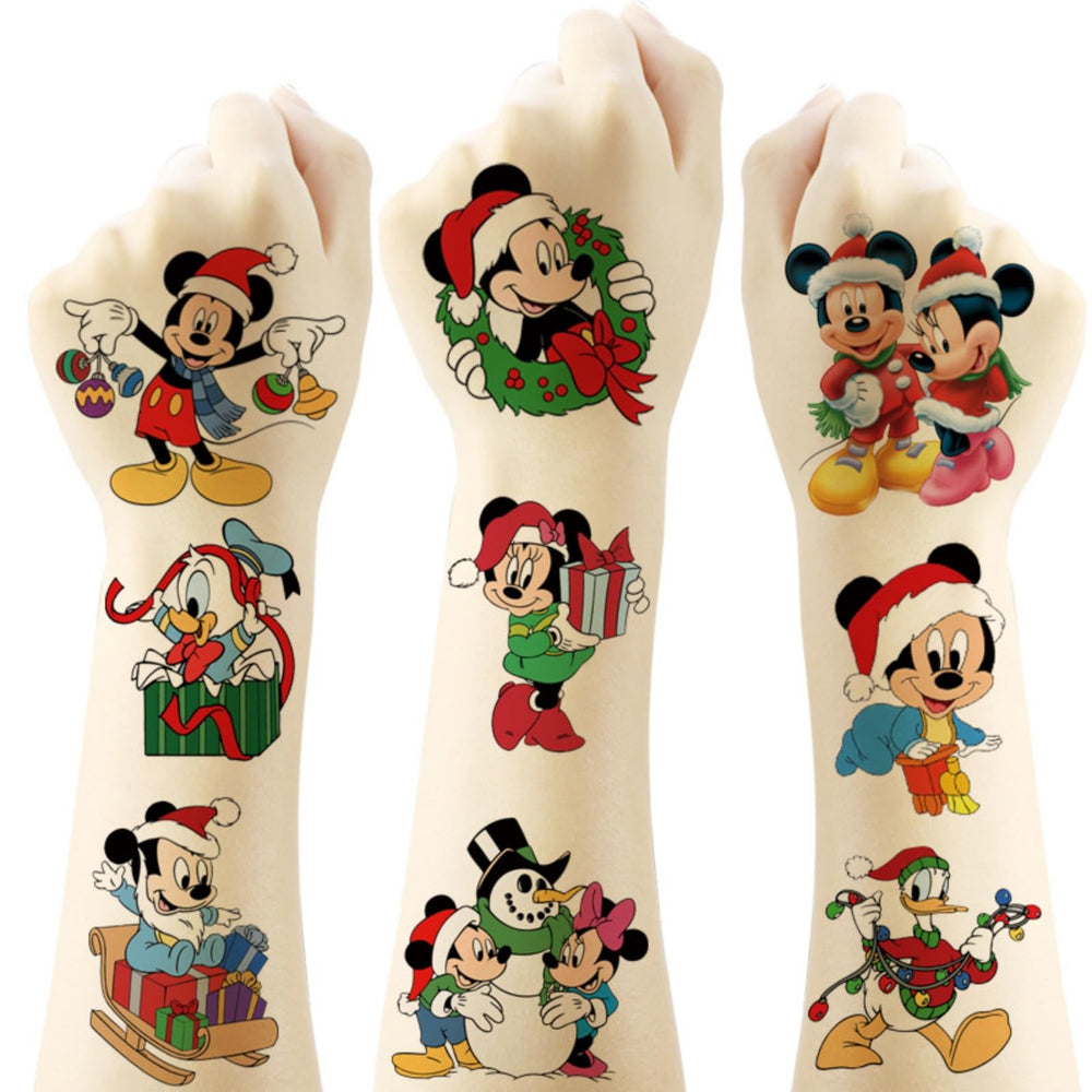 LHST Mickey Mouse temporary tattoos 20-sheets pack with bright designs for kid-friendly party favors