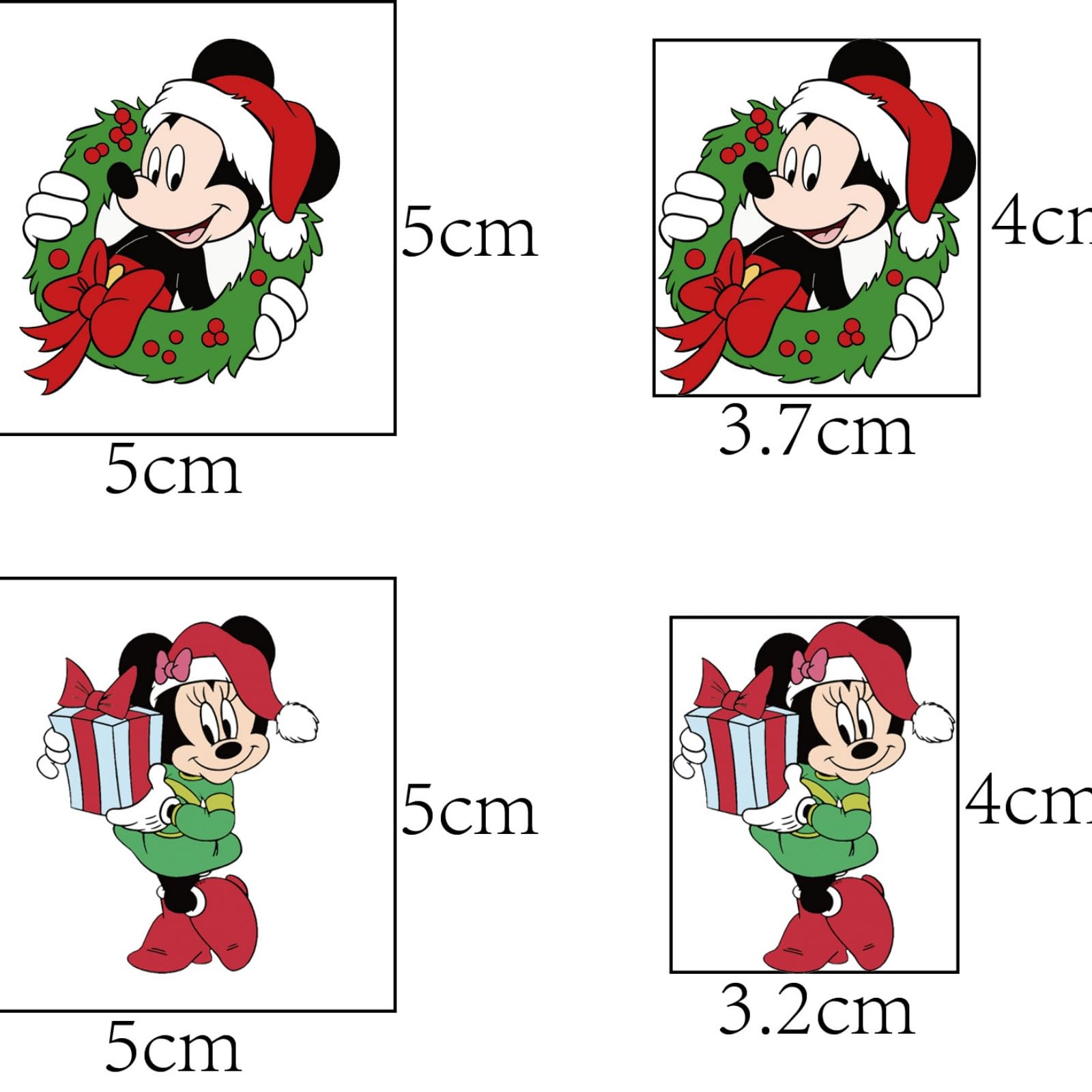 LHST Mickey Mouse tattoos close-up of bright color patterns for kids' activities