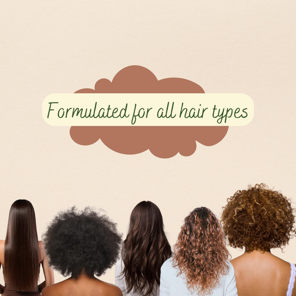 Lia Organics Hair Growth Oil application on scalp shows texture and easy absorption.