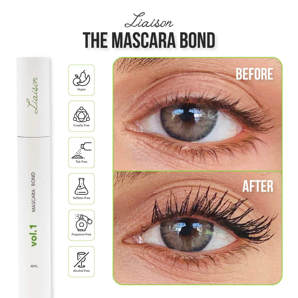 Liaison Mascara Bond during application demonstrates smooth glide for everyday wear