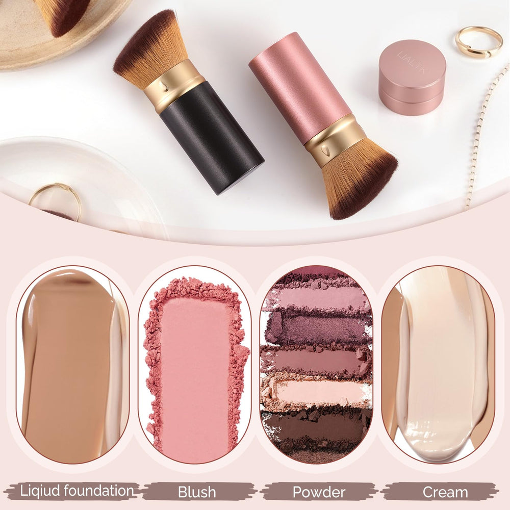 LIALTK compact design fits purses and bags for quick makeup on the go.