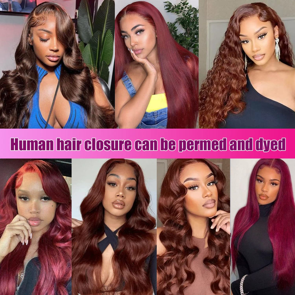 Liangya Hair closure can be dyed and bleached for customization.