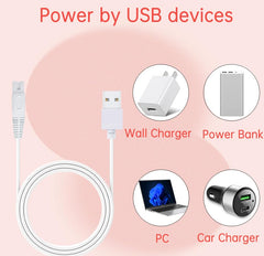 LIANSUM USB cable length 1m for comfortable Flawless Legs grooming sessions