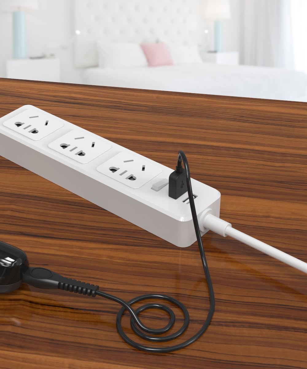 LIANSUM cable travels easily with portable chargers for on-the-go grooming.