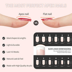 LIARTY adhesive tabs pack for quick, secure nail adhesion.