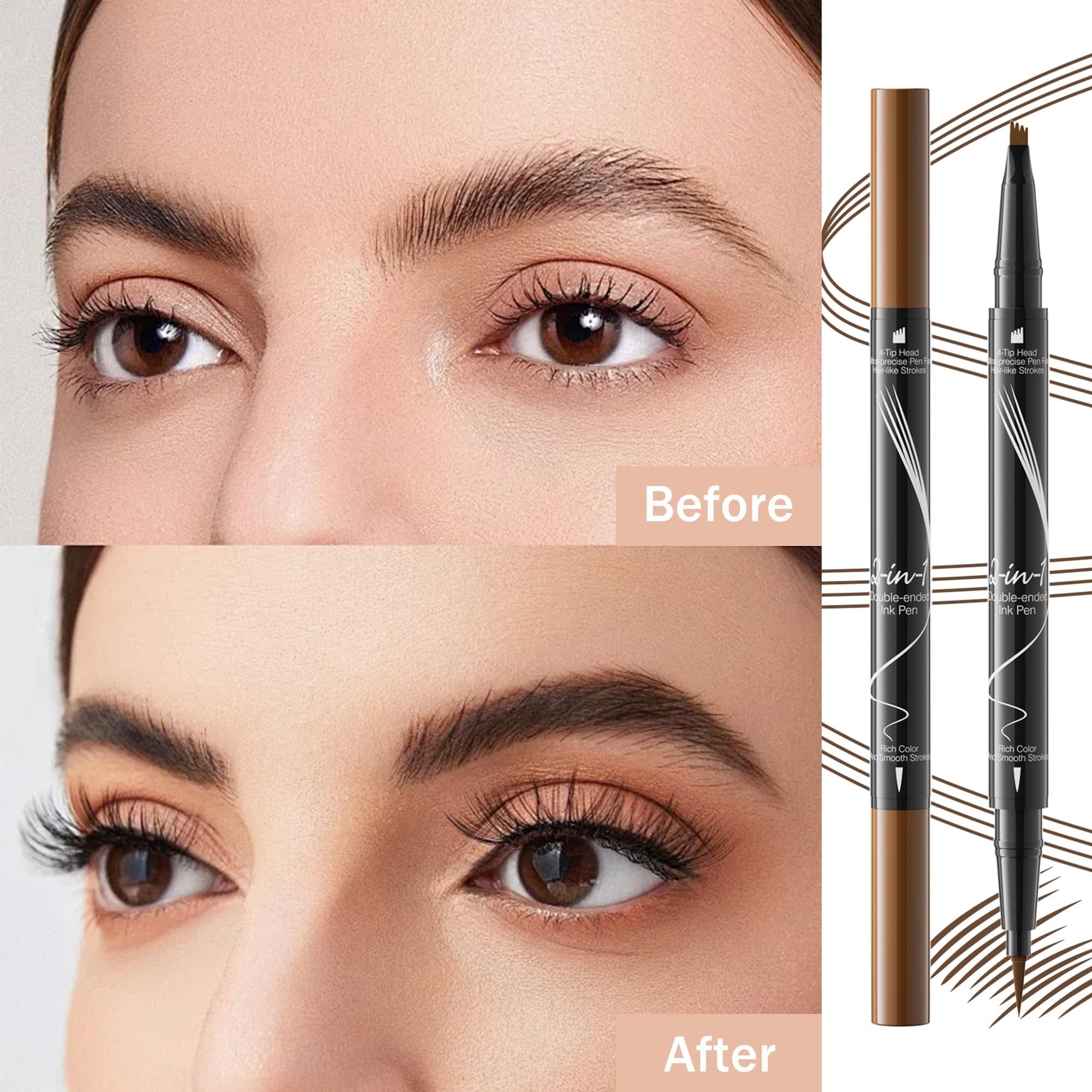 Liayozl microblading-eyebrow-pen long-wear brows stay defined