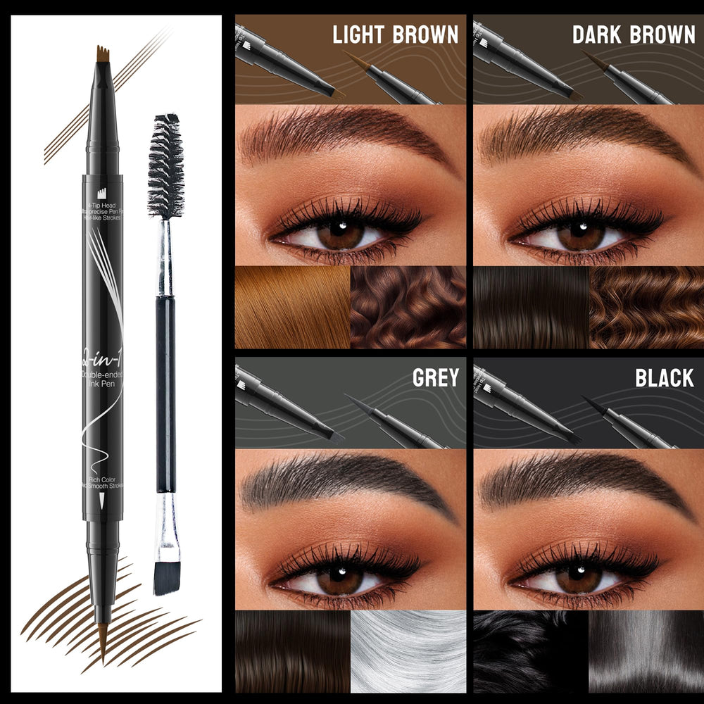 Liayozl microblading-eyebrow-pen waterproof-formula resists sweat and water
