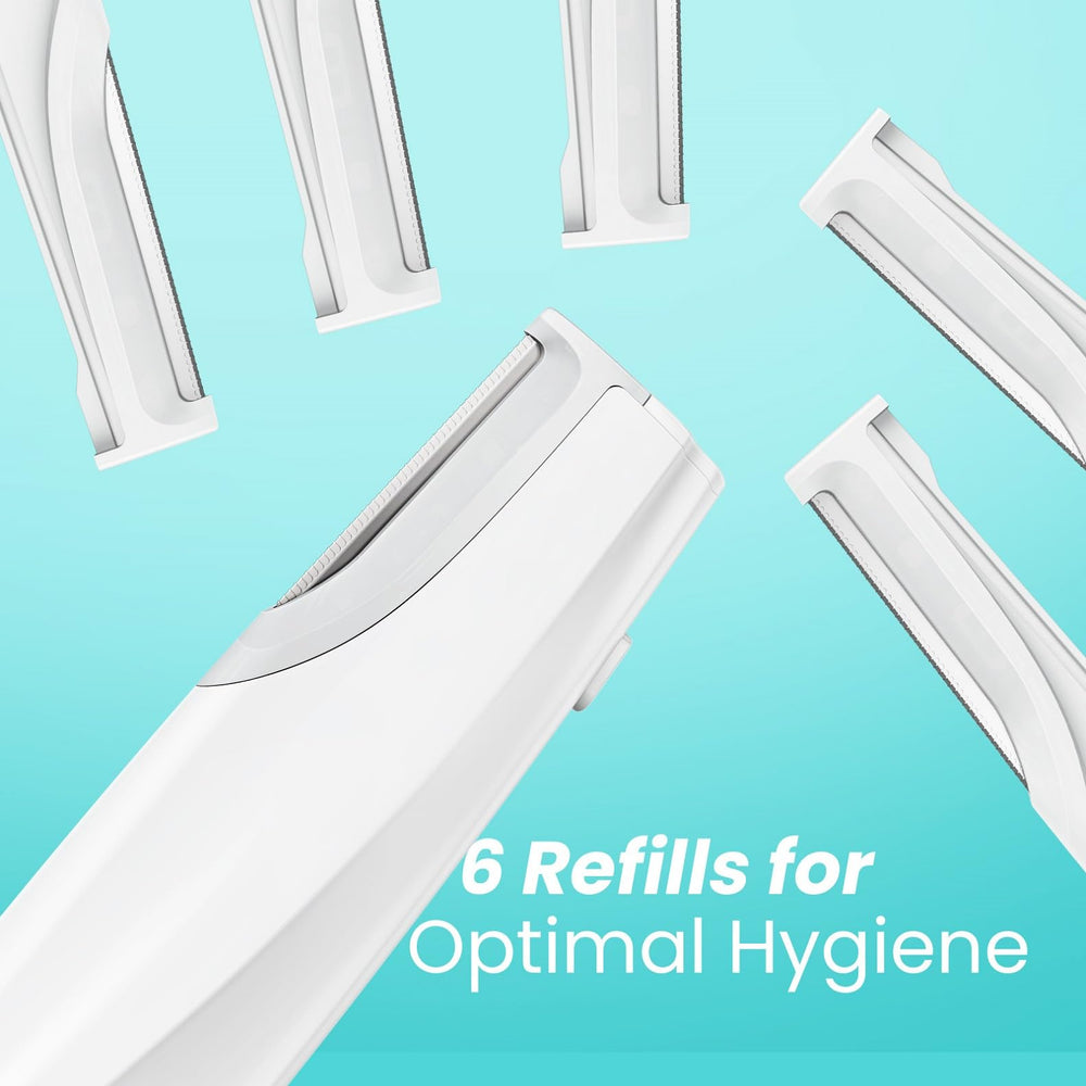 Liberex dermaplaning tool charges in one hour for extended use.