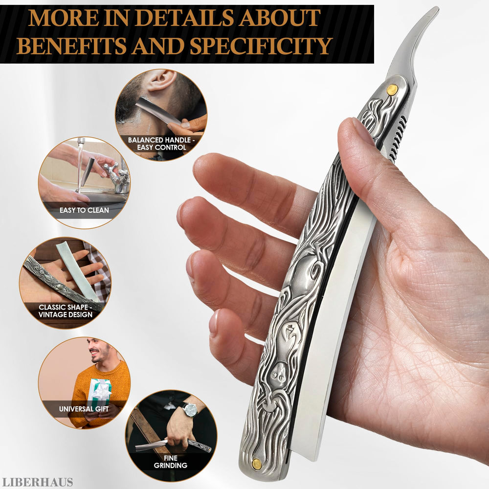 LIBERHAUS rust-resistant finish preserves performance through daily grooming routines