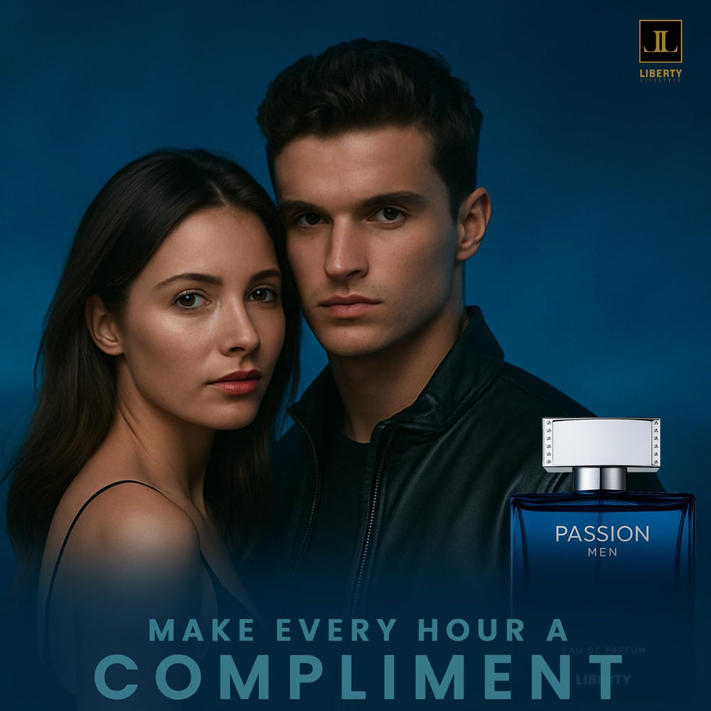 Liberty Luxury Passion outer box reveals elegant packaging ideal for gifting.