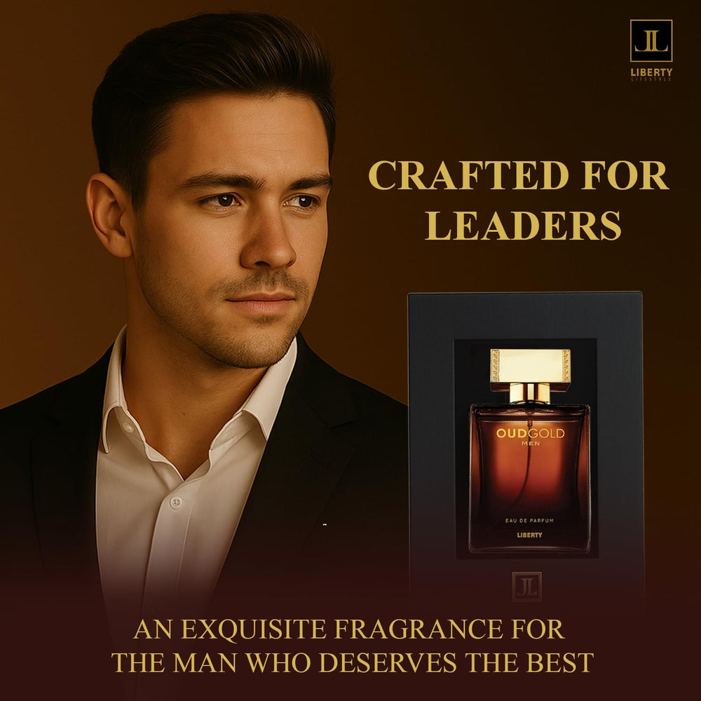 Liberty Oud Arabic Perfume spray action captures easy application for daily use.