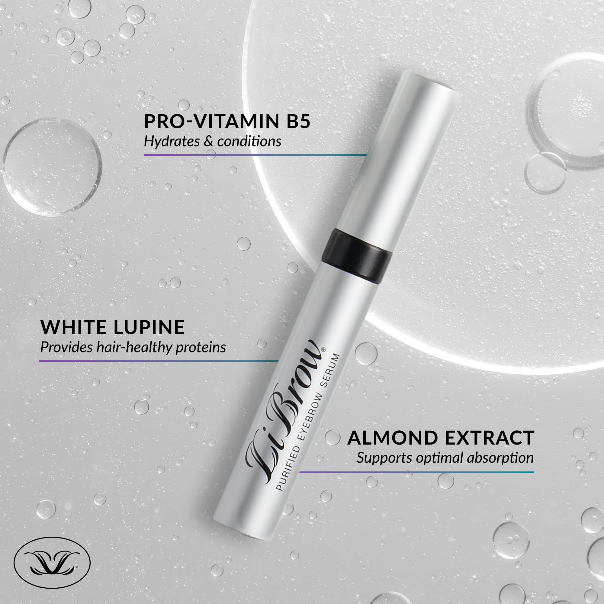 LiBrow serum pump dispenser demonstrating clean, controlled dosing.