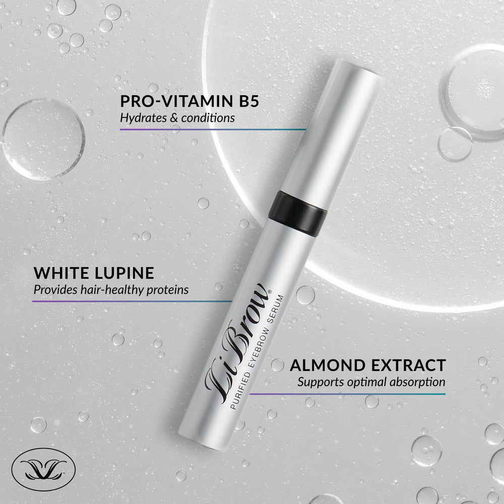 LiBrow serum pump dispenser demonstrating clean, controlled dosing.