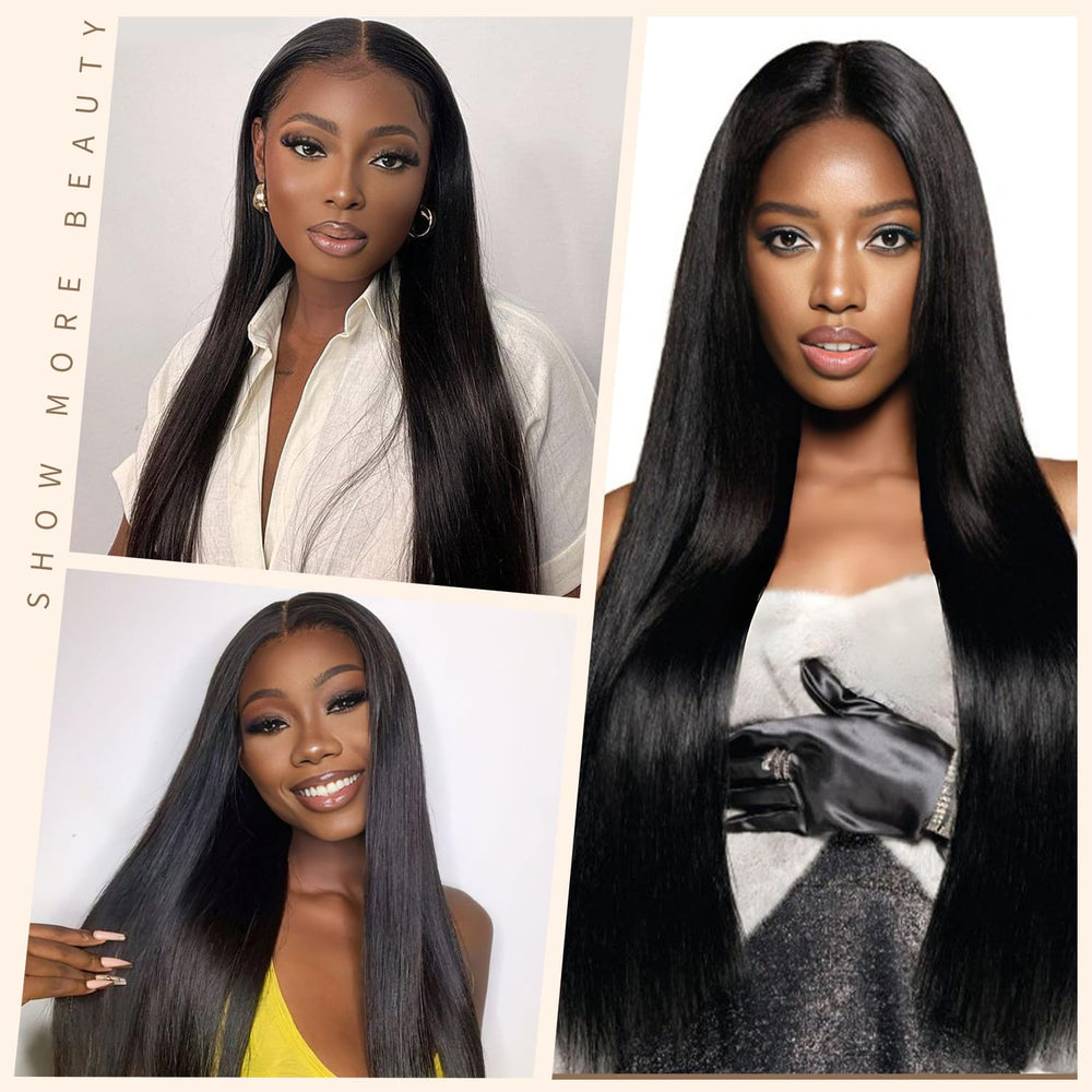 LICHANG 32-inch lace front wig packaging image demonstrates protective packaging