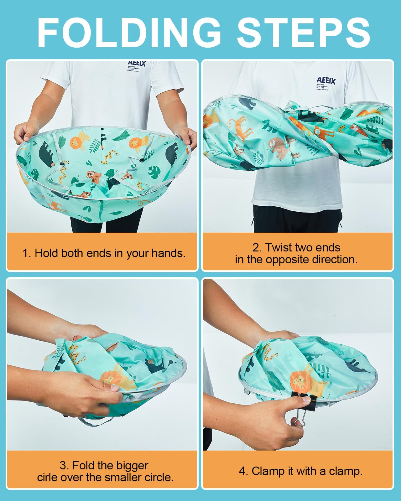 Lictin haircut cape adjustable neckstrap lets precise fit as kids grow.