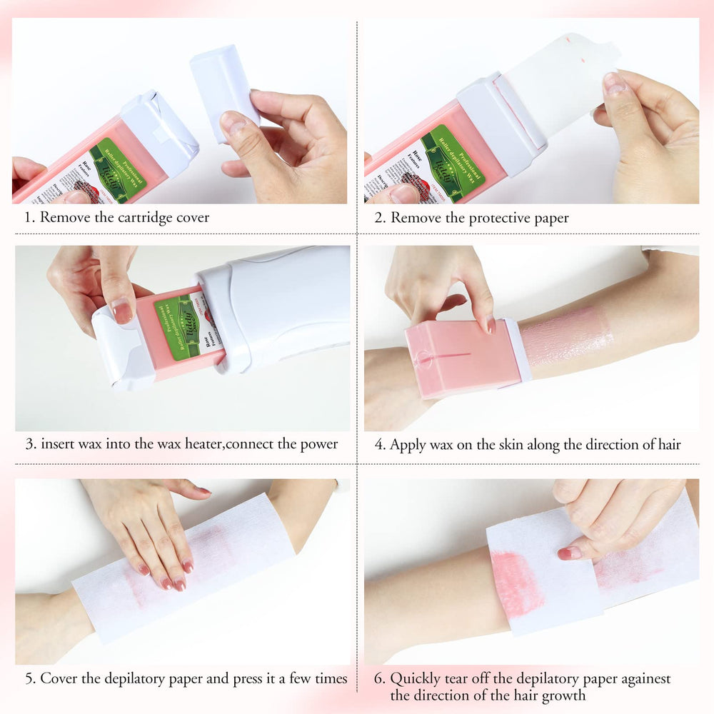 Liddy Dance Rose wax helps achieve smooth skin after waxing sessions.