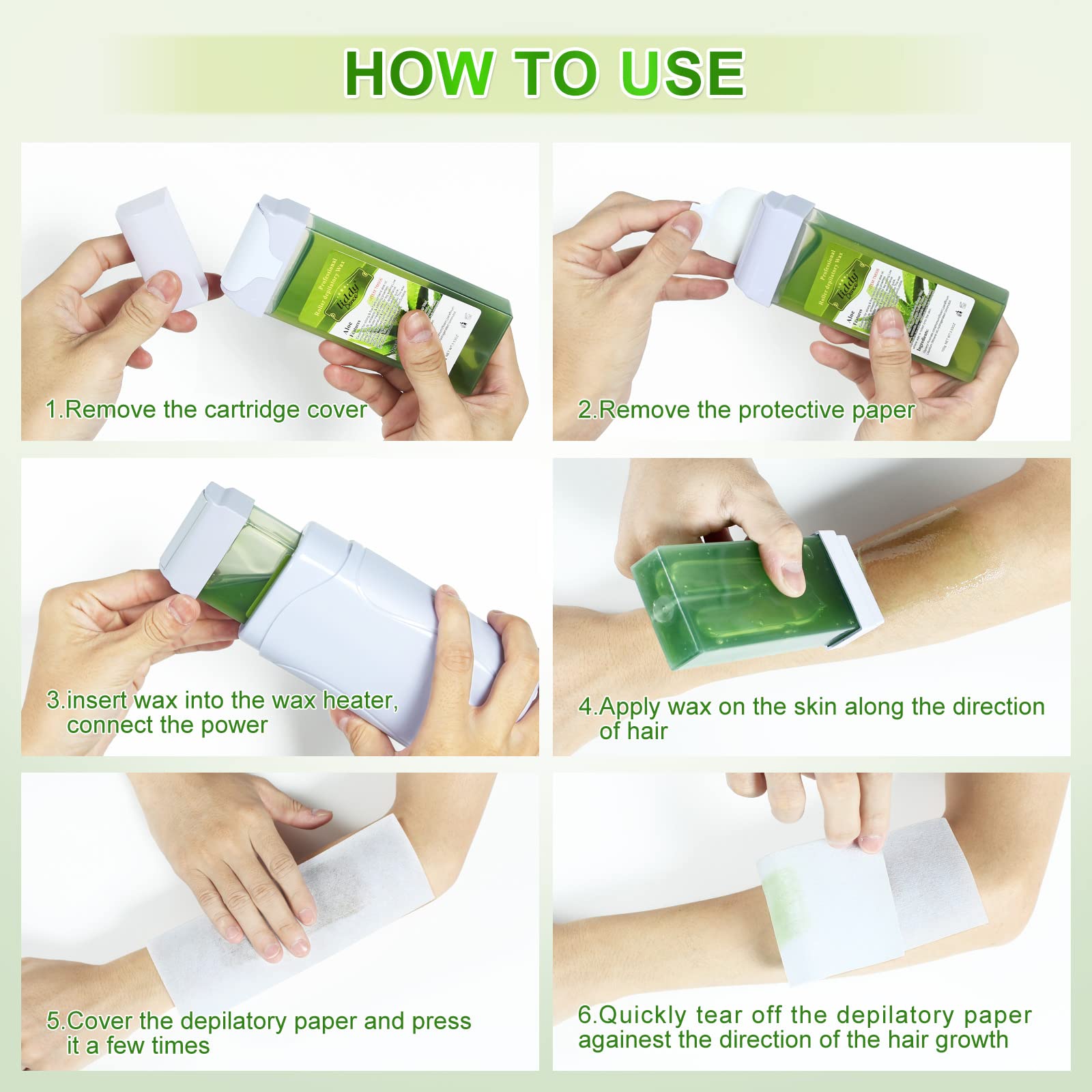 Liddy Dance aloe-infused wax yields soothing after-wax moisture
