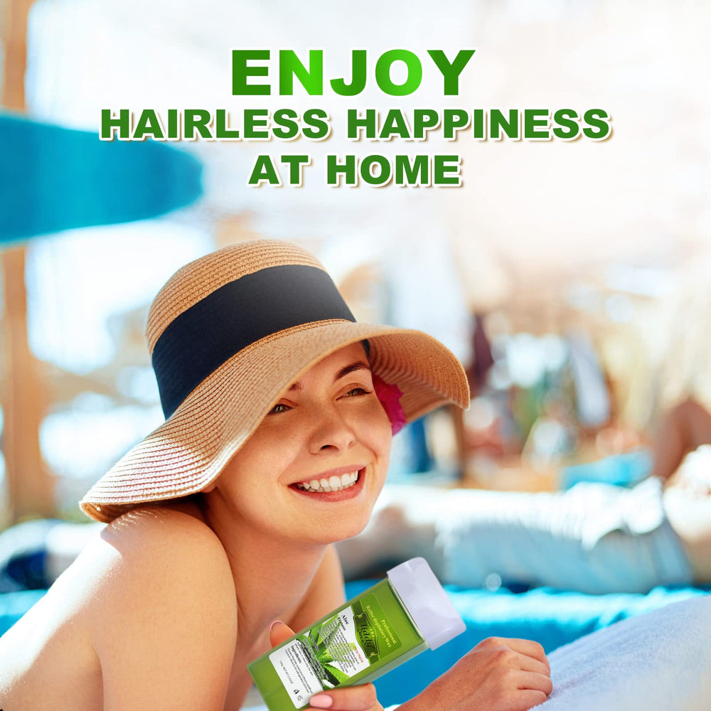Liddy Dance results: smooth skin after waxing thanks to aloe benefits