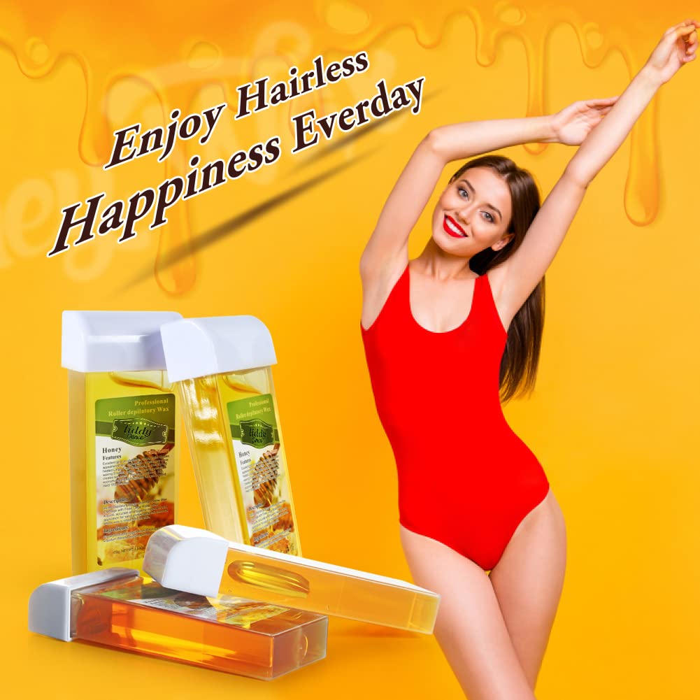 Liddy Dance waxing kit packaging and usage notes for salon or home use