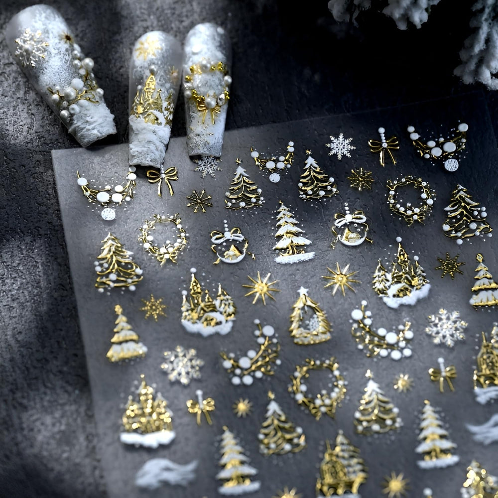 LIDUNANWU self-adhesive decals for quick, stylish nail art