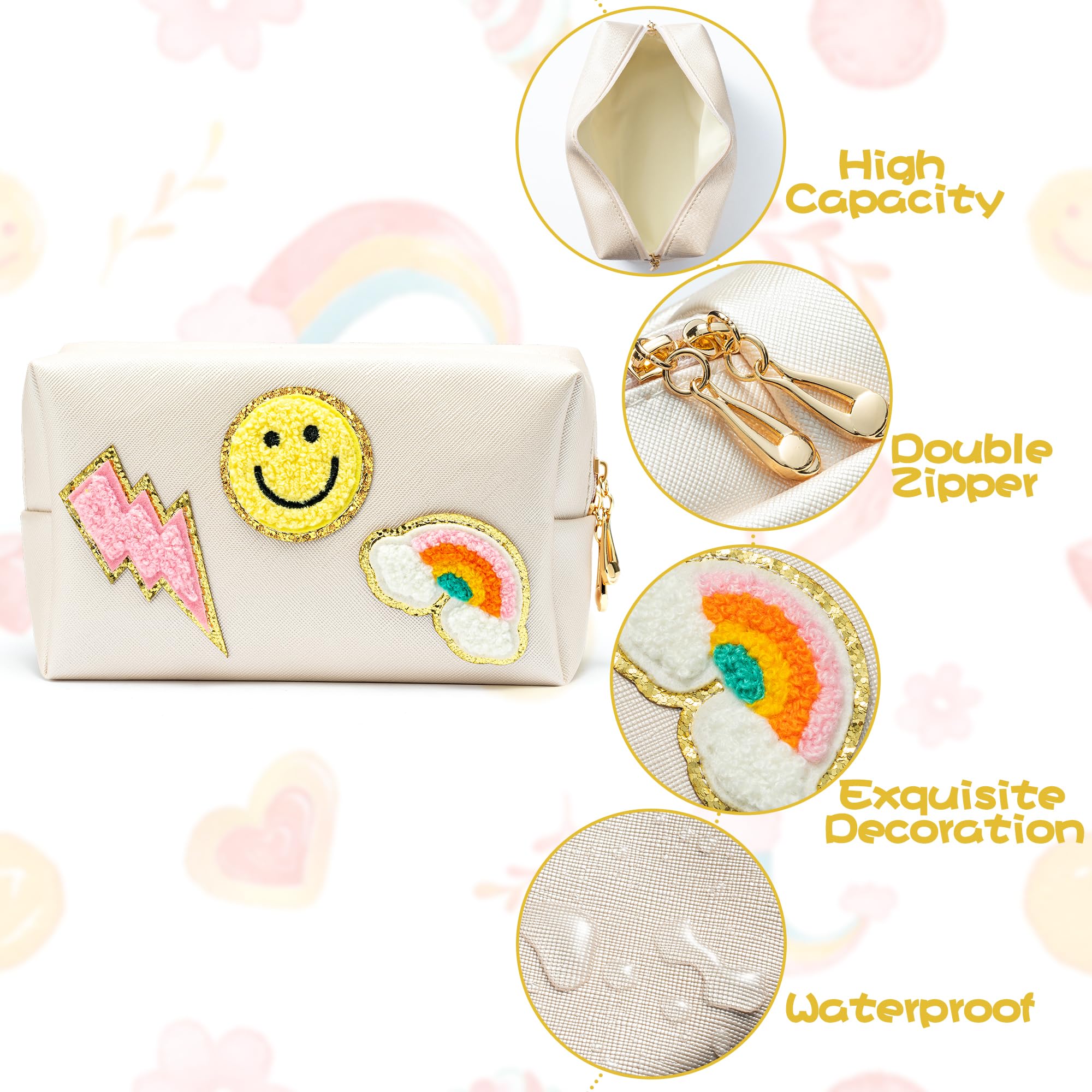 LieToi Preppy Patch bag PU leather feels durable and fade-free
