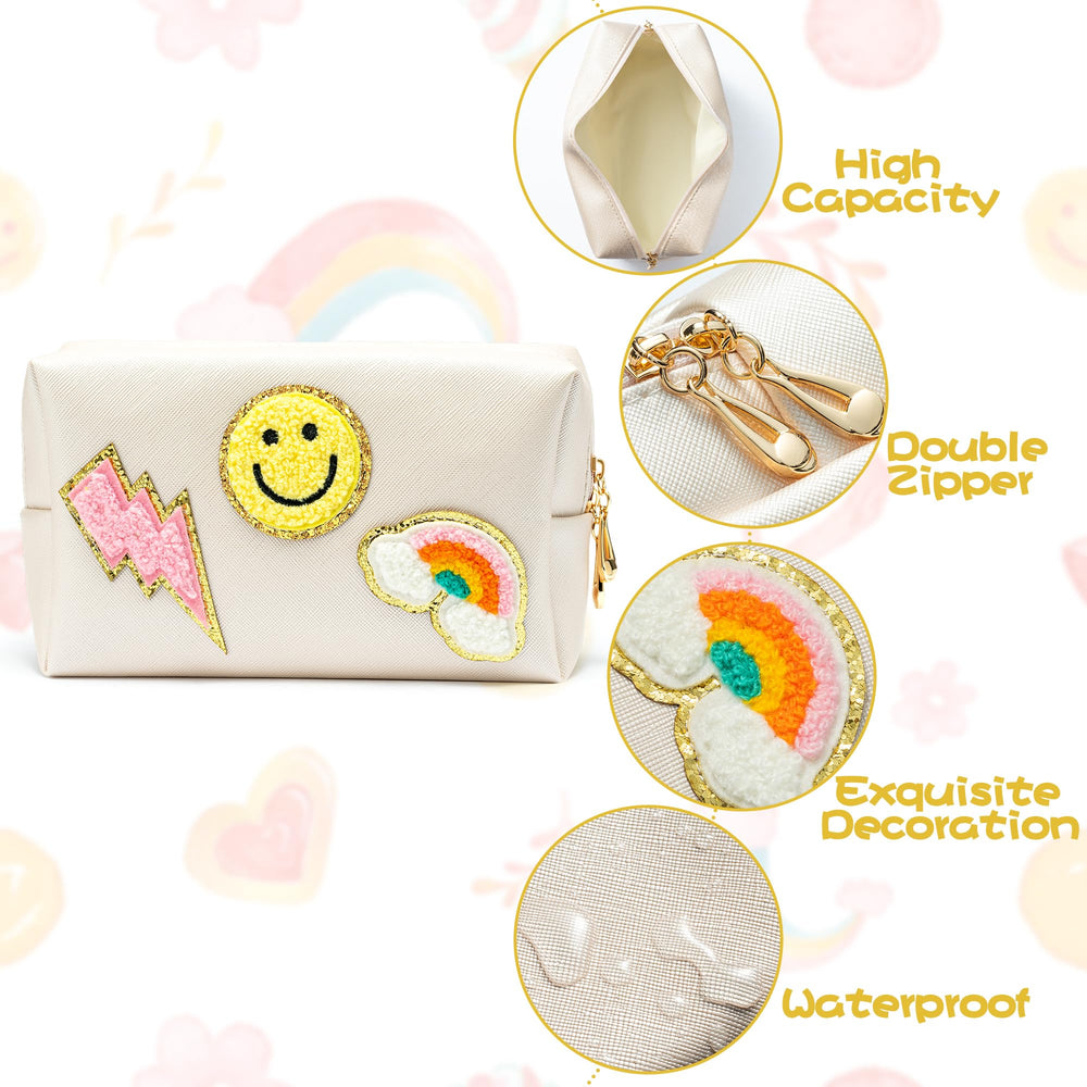 LieToi Preppy Patch bag PU leather feels durable and fade-free