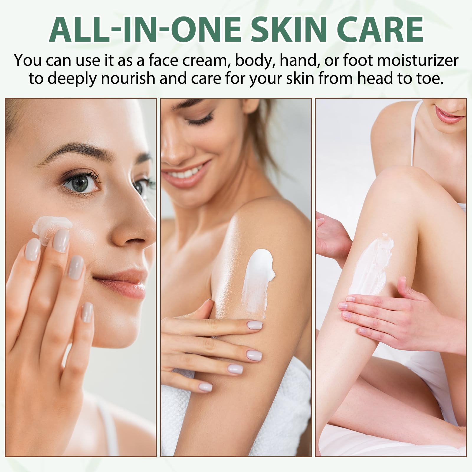 Liefiet Beef Tallow Skin application-body demonstrates versatile body care use.