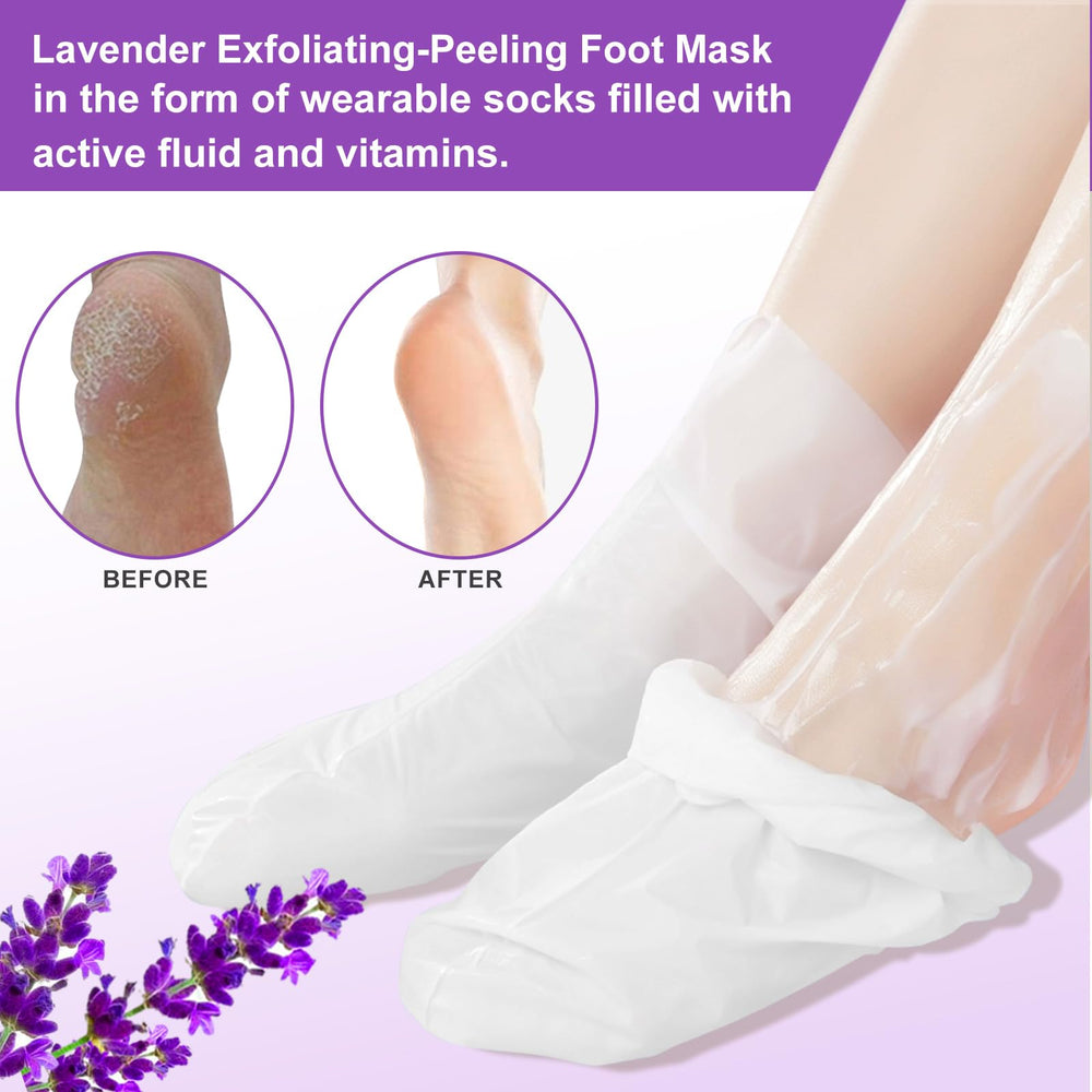 Natural ingredients in Liefiet foot mask nourish tired feet.