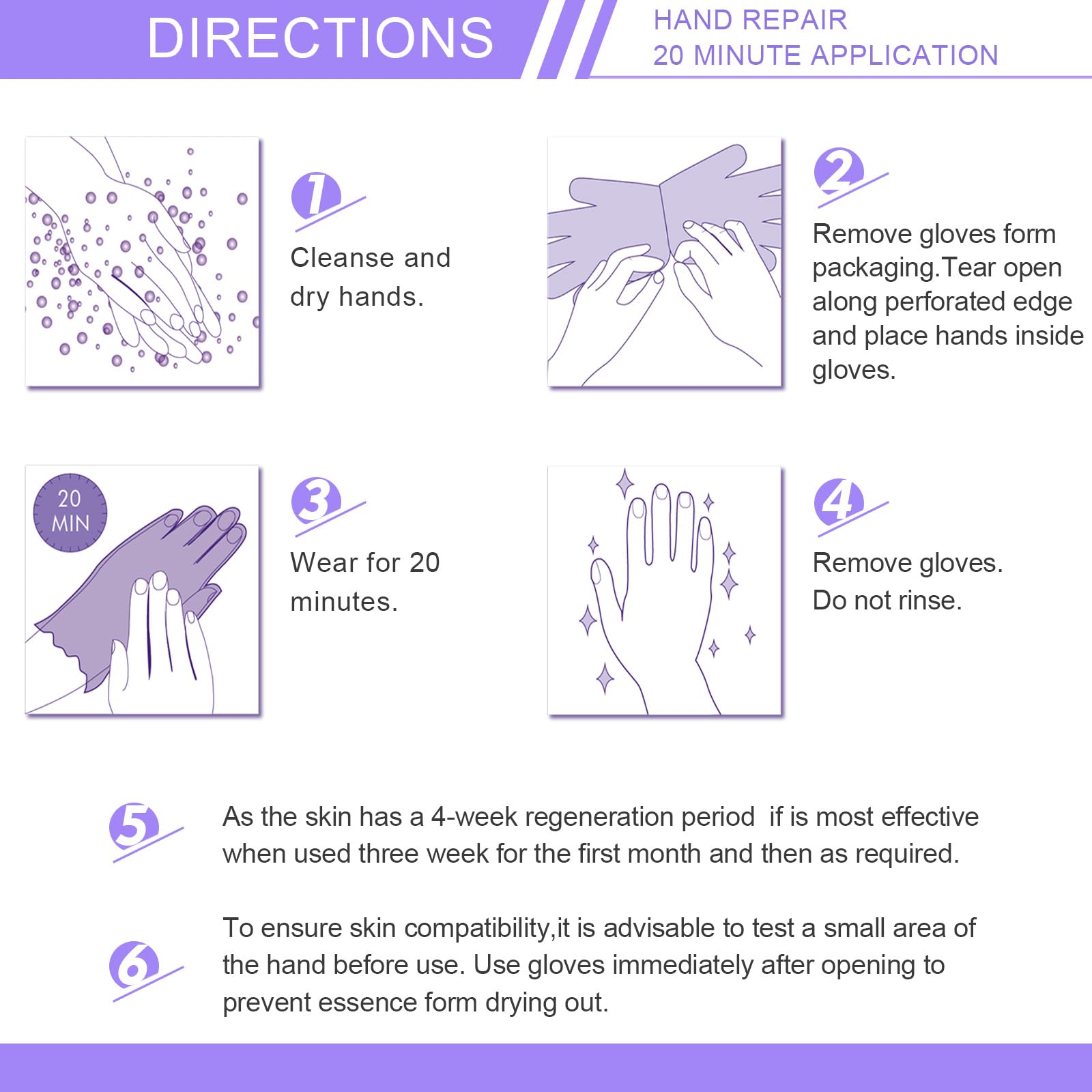 Liefiet Hand Peel Mask Easy-to-use spa at home aftercare