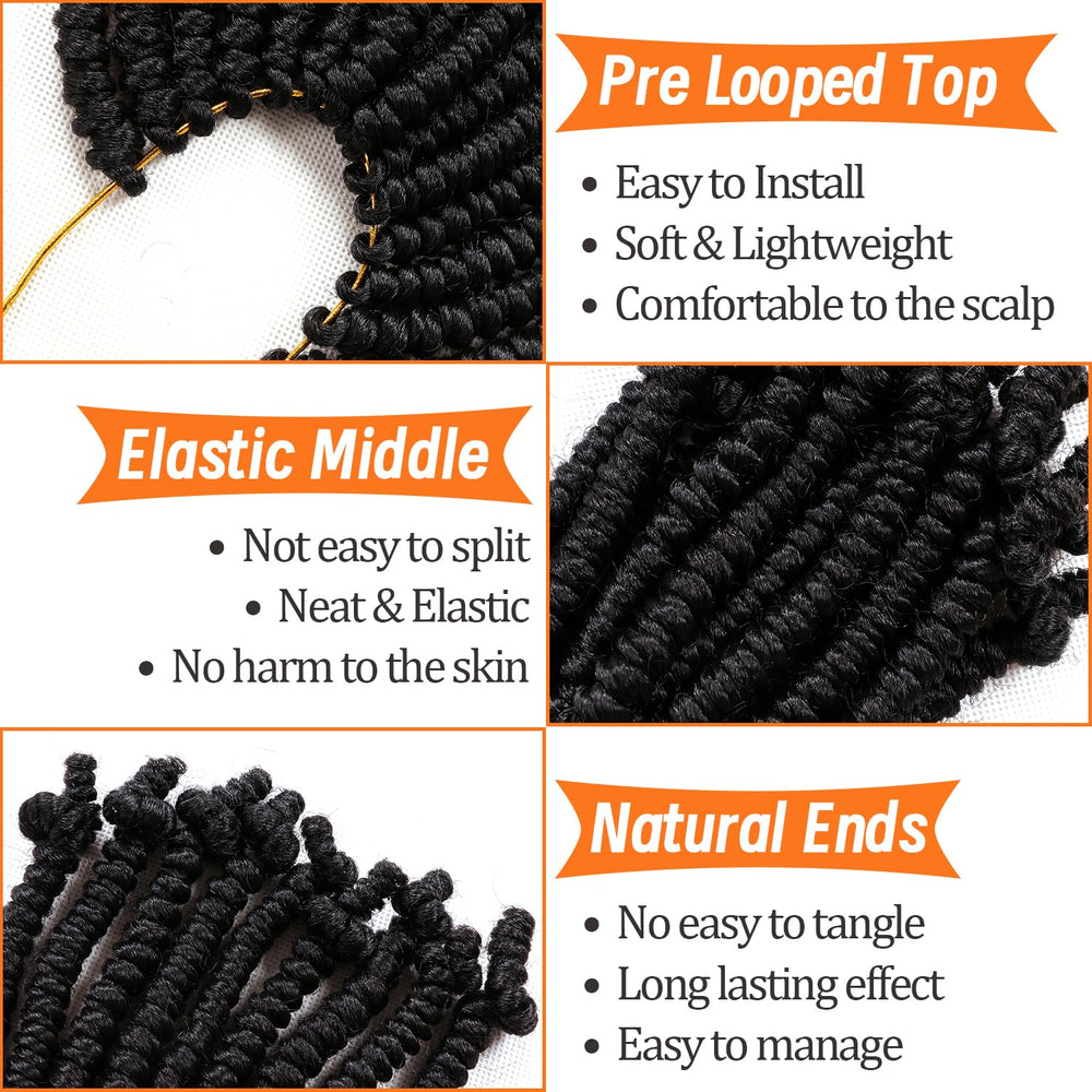 Lifabeauty spring twist 6-inch texture for natural, low-maintenance daily wear.