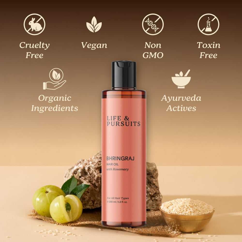 Life & Pursuits dry-scalp-relief scene demonstrates soothing hydration and comfort.