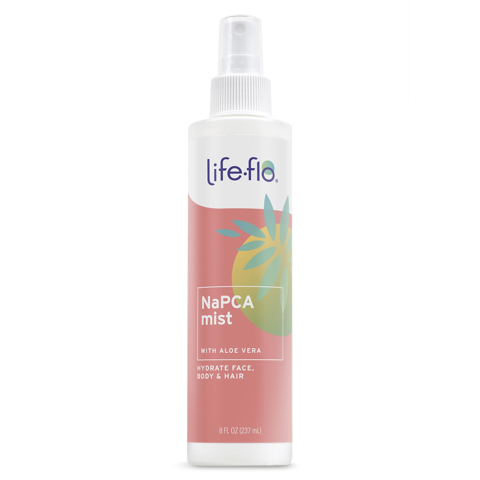 Life-Flo NaPCA Hydrating Mist face spray delivers dewy moisture for refreshed skin.