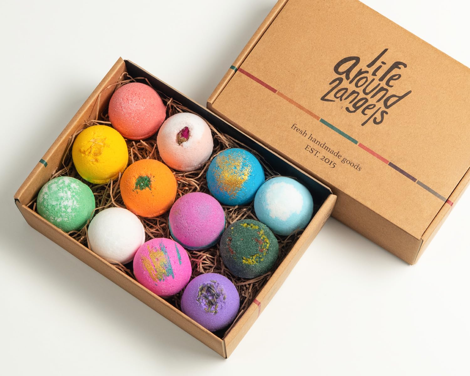 LifeAround2Angels bath bombs create a relaxing at-home spa ritual.