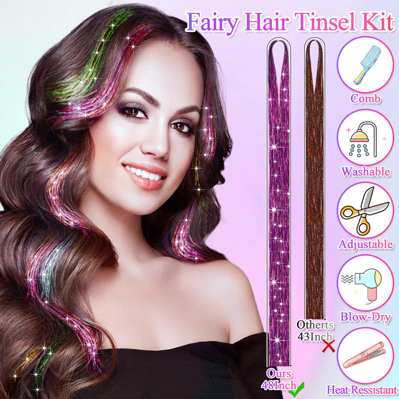 LifeisLuck black hair clips for secure styling