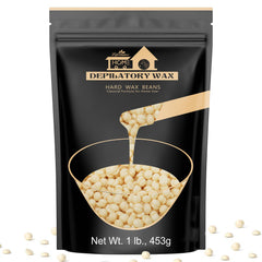 Lifestance 1lb hard wax beans pack shot, showcasing at-home waxing convenience.