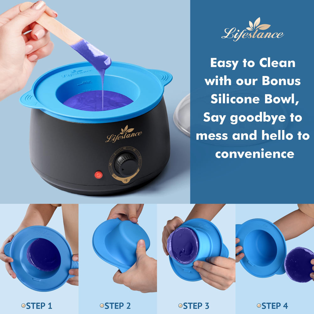Lifestance Brazilian bikini waxing application: versatile full-body waxing capabilities