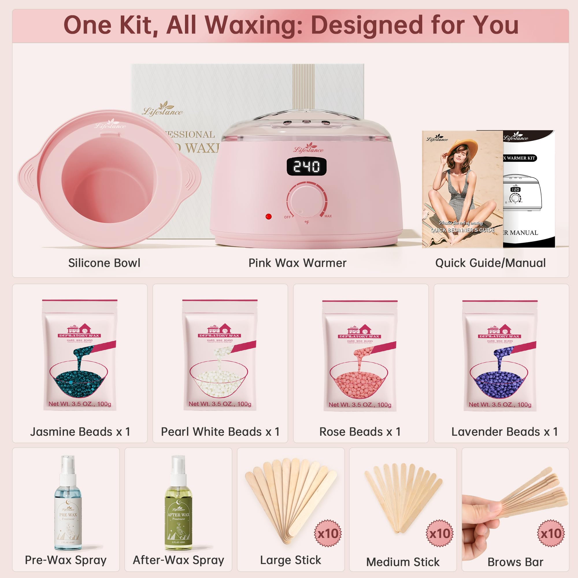Lifestance silicone pot liner simplifies cleanup after waxing sessions.