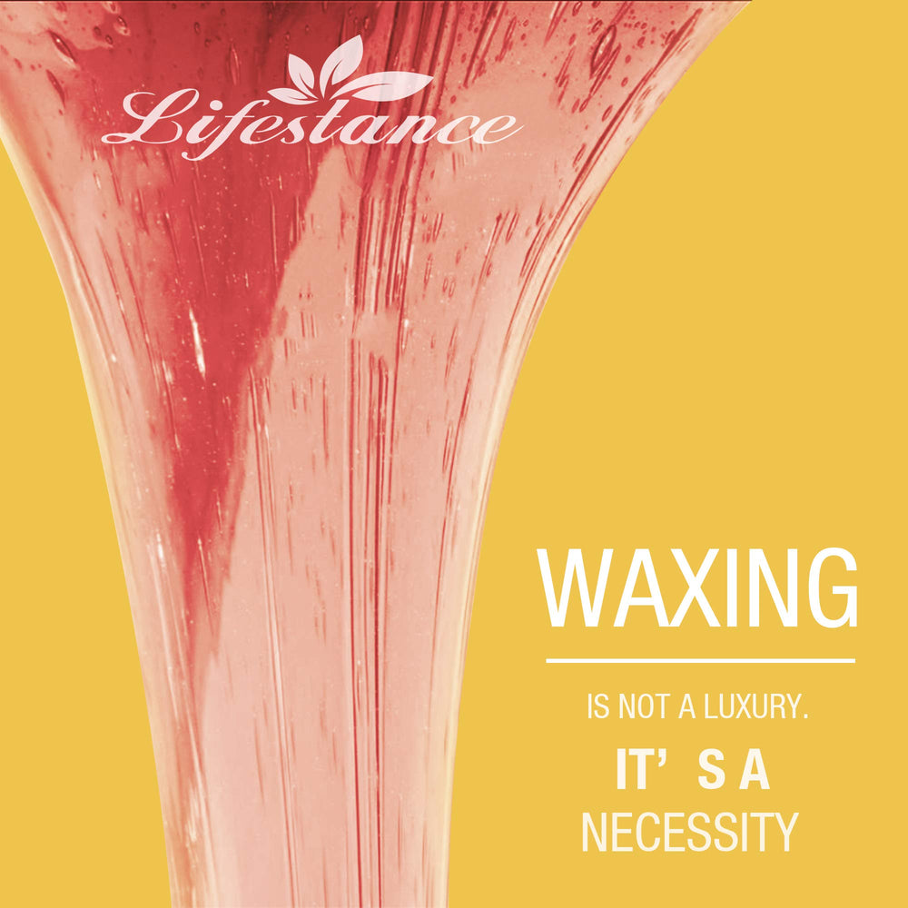 Lifestance wax application on legs closeup demonstrates large-area coverage
