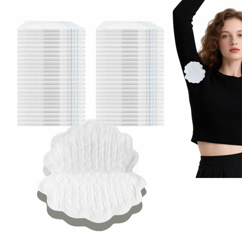 Lifethw 60pcs underarm sweat pads pack shows all-day discreet protection