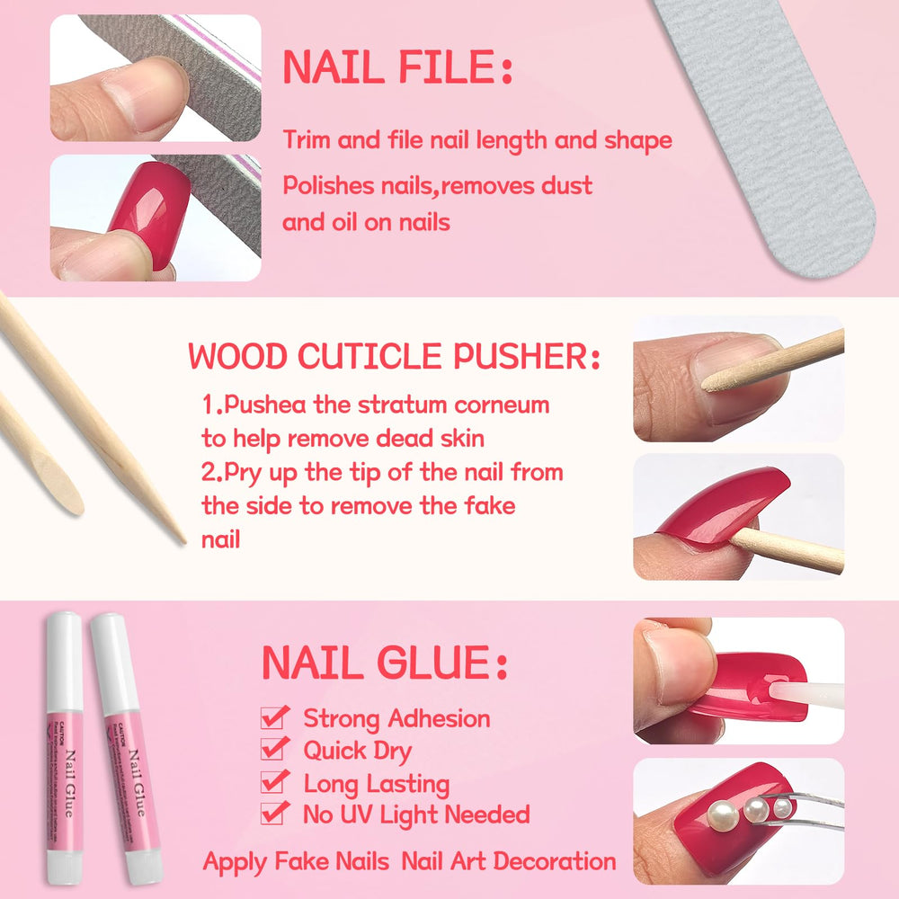 Lifextol nail file and stick for shaping and quick fixes